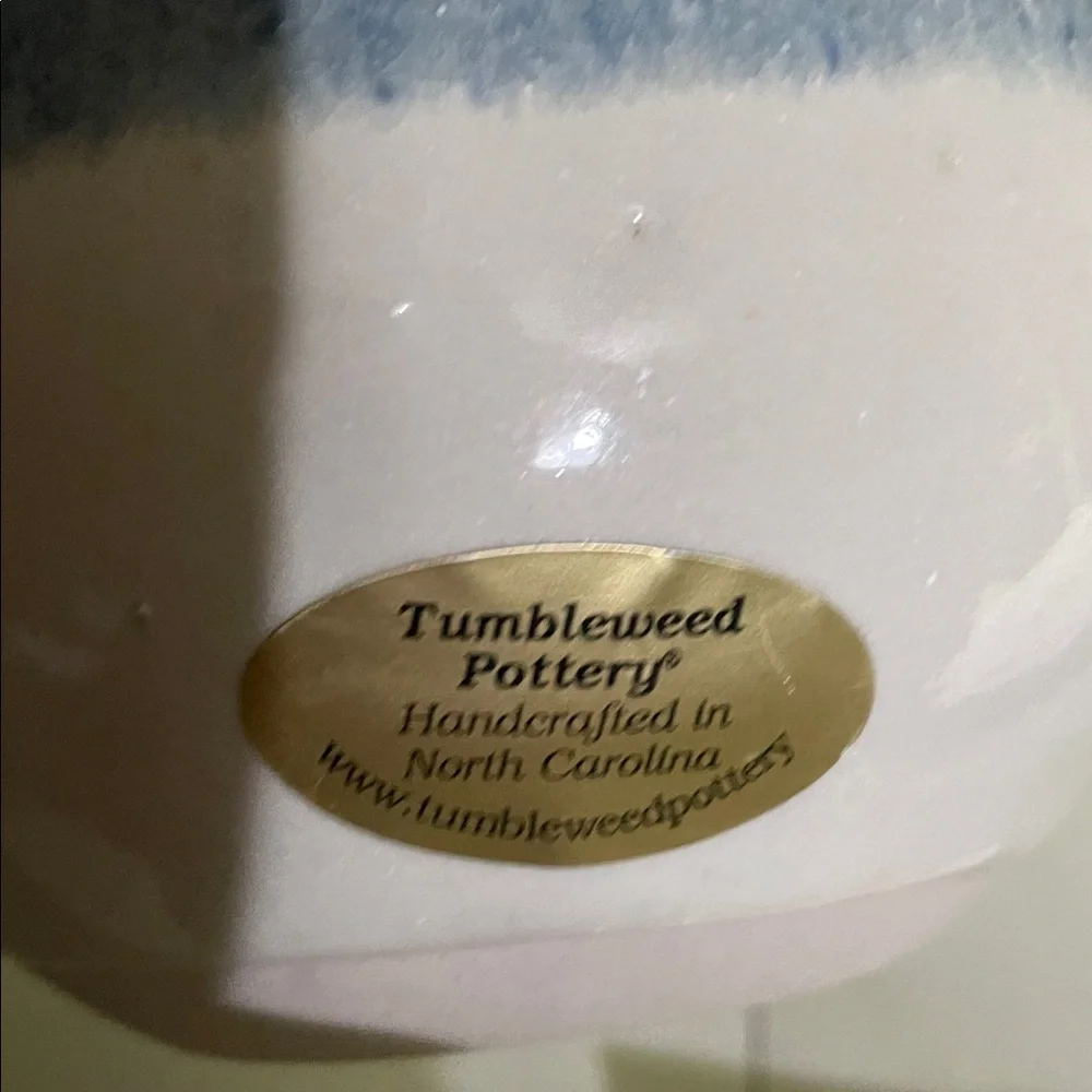 Tumbleweed pottery doggie treat jar